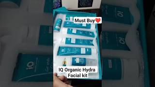 IQ Organic Manual Hydra Facial kit Unboxing and Reviewshorts cosmetics [upl. by Theodore]