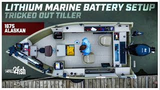 Lithium Marine Battery Review in Lund Alaskan Tiller [upl. by Ahsiuqat]