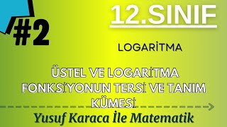 12SINIF MATEMATİK LOGARİTMA 2 [upl. by Venn]