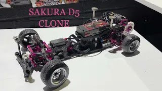 RC DRIFT OVERVIEW 1 SAKURA D5 CLONE [upl. by Liva]