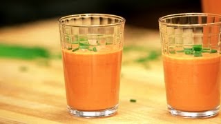 Chilled Tomato Gazpacho  Summer Tapas Series Tapas 1  CookingWithAlia  Episode 262 [upl. by Hoffman792]