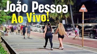 Caminhada de Quarta na Orla  João Pessoa ao Vivo  Brasil [upl. by Enenaj]