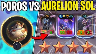 Can LEVEL 1 Poro King Defeat Aurelion Sol  Legends of Runeterra [upl. by Tnert]