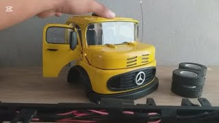 Repaginando o MERCEDINHO algumas dicas para rc em miniatura artesanal [upl. by Ayhdiv959]