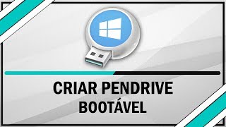 Como criar um pendrive bootável  sem programas [upl. by Trilly]