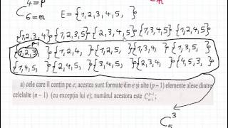 Elemente de Combinatorica part 58 Formula Combinarilor ComplementareIdentitatea lui Pascal [upl. by Aylatan]