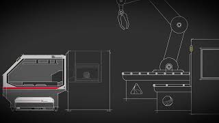 Process linking Grenzebach automates and networks 3D printers intelligently and securely ✔ [upl. by Ilohcin]