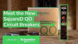 Square D QO Circuit Breakers Features and Benefits  Schneider Electric [upl. by Wilterdink391]