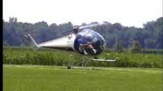 Helicopter pilot loses control on takeoff [upl. by Amice77]