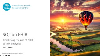 SQL on FHIR  Simplifying the use of FHIR in data analytics [upl. by Avilo66]