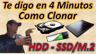 Clonar Disco Duro a SSD M2 con HDClone Te lo Digo en 4 Minutos 😎¡Nuevo 2022 😱 [upl. by Arron]