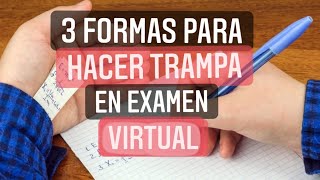 COMO hacer TRAMPA en un examen VIRTUAL ✅ [upl. by Cirri491]