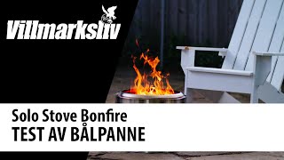 Test av bålpanne Solo Stove Bonfire [upl. by Annaid]