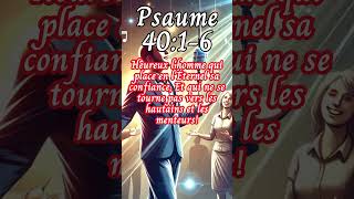 Lecture du Psaume 4016 psaumes bible [upl. by Hasila]