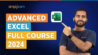 🔥Advanced Excel Full Course 2024 🔴LIVE  Excel Tutorial For Beginners  Excel Training  Simplilearn [upl. by Ynafetse861]