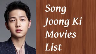 Song Joong Ki Movies List  Upcoming Movies [upl. by Pavlish570]