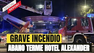 quotIncendio allhotel di Abano Terme 273 evacuati e 45 intossicatiquot [upl. by Faustine]