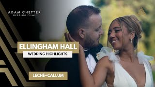 LeChé amp Callums Stunning Wedding at Ellingham Hall  A Journey from Bermuda to Northumberland [upl. by Ekenna]