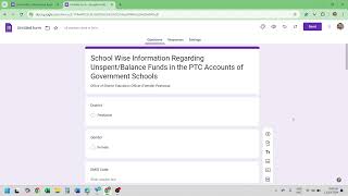 School Wise Information Regarding UnspentBalance Funds in the PTC Accounts of Government Schools [upl. by Timi]