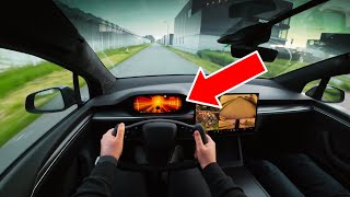 Tesla Model X Plaid  2024 POV Drive  0 to 100 kmh in all modes [upl. by Nywnorb574]