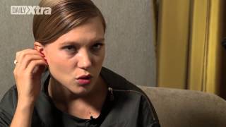 Blue is the Warmest Colour Léa Seydoux interview [upl. by Nadnerb]