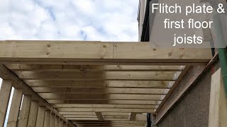 First floor joists and flitch plate [upl. by Ahel51]