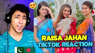 Pakistani React on Bangladeshi Tiktoker  Raisa Jahan TikTok Videos  Maadi Reacts [upl. by Gil]