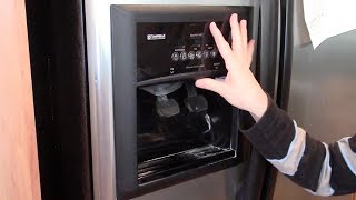 How to fix a dripping water dispenser  refrigerator repair Kenmore Whirlpool Supco [upl. by Atalaya]