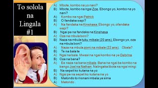 Learn lingala in 10 minutes  To solola na Lingala  Conversation  1 [upl. by Galligan]