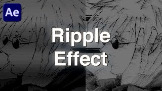 ripple effect  after effects [upl. by Ettevets198]