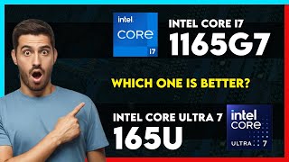 Intel Core i7 1165G7 vs Intel Core Ultra 7 165U Comparison [upl. by Yasdnyl]