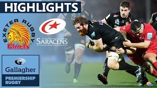 Exeter v Saracens HIGHLIGHTS  Superb Defensive Display in Grudge Match  Gallagher Premiership [upl. by Wolsniw]