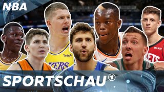 Die 7 deutschen Spieler in der NBA  SaisonAusblick I Sportschau [upl. by Ardnaik]