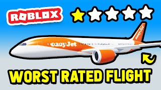 WORST RATED FLIGHT In Cabin Crew Simulator Roblox [upl. by Arelc]