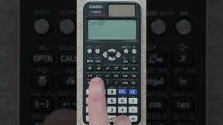 CASIO fx991EX  Degrees Minutes Seconds tofrom Decimal Degrees [upl. by Mirak]