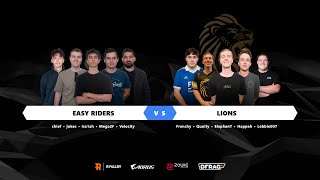 BrisVegas LAN Autumn 2023 DAY 2 EASY RIDERS vs LIONS MAP 1 [upl. by Farrah]