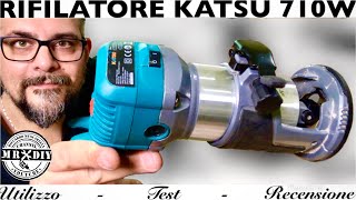 Fresatrice rifilatore KATSU Dopo un anno di utilizzo Recensione consigli accessori legno usare [upl. by Renny864]