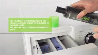 Utilisation du Nettoyant Performance Wash pour textile  Grangers [upl. by Ahsieat]