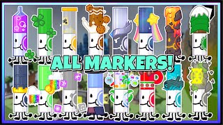 HOW TO FIND ALL 236 MARKERS in Find the Markers  ROBLOX [upl. by Llennhoj]