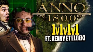 Anno 1800 25 ft Kenny et Eloeki  1v1v1v1 [upl. by Peppie457]