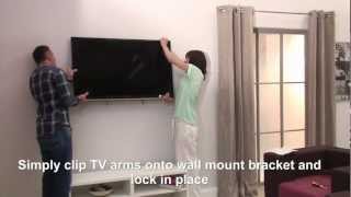 Ross Low Profile LPSRF600 Flat to Wall TV Mount [upl. by Zebulon]