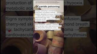 Cyanide poisoning [upl. by Bernstein]