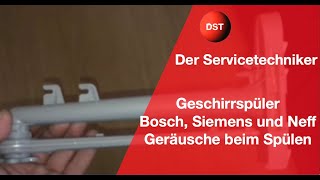 Bosch Siemens Spülmaschine  Geräusche beim Spülen [upl. by Alleber]