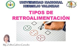 TIPOS DE RETROALIMENTACIÓN [upl. by Anoi]