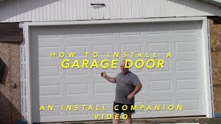 How To Install A Garage Door [upl. by Eneliak36]