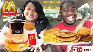 MCDONALDS MUKBANG  MCDONALDS BREAKFAST MUKBANG [upl. by Oirogerg]