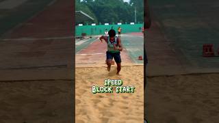 Speed Block start  Sprint block start  technically perfect sprint trending shorts [upl. by Kostival]