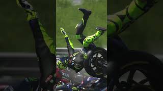 Rossi hit all the riders at the second corner in Sepang [upl. by Letnahc964]