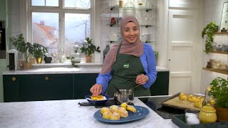 Kökets baktips Saftiga lussekatter med vaniljkräm  Köket [upl. by Irfan]