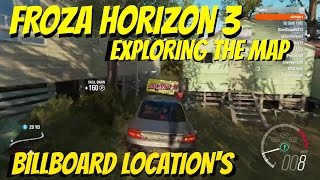 FORZA HORIZON 3 BILLBOARD LOCATIONS [upl. by Eillen]